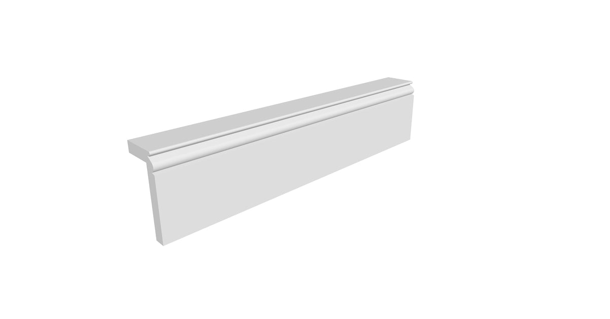 Wakefield Painted Moulded Skirting Plinth — TheKitchenYard